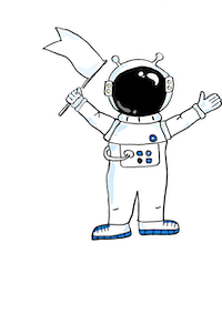 Cosmo, the Brighten Evo astronaut